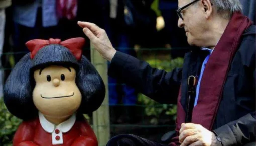 Quino y una efeméride mundial: la tira Mafalda cumple 56 años 
