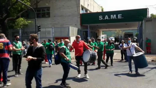 Para Larreta los trabajadores del SAME dejaron de ser esenciales