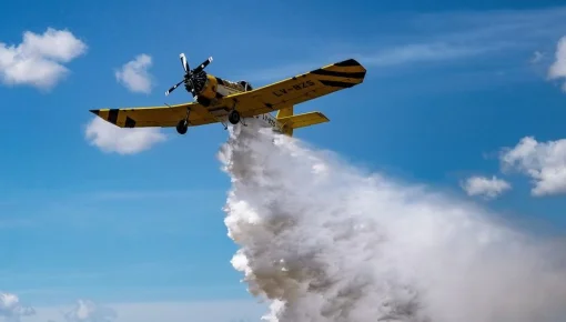 Siguen los incendios en el Delta del Paraná y Ambiente despliega más aviones hidrantes