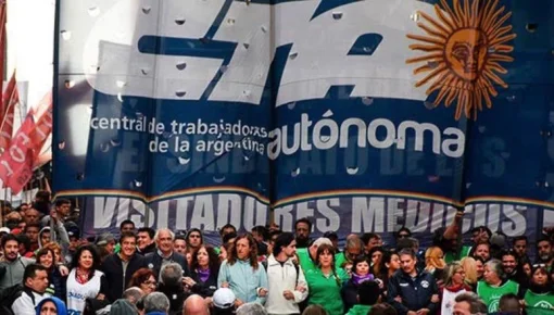 La CTA Autónoma marcha y protesta por un aumento del salario mínimo