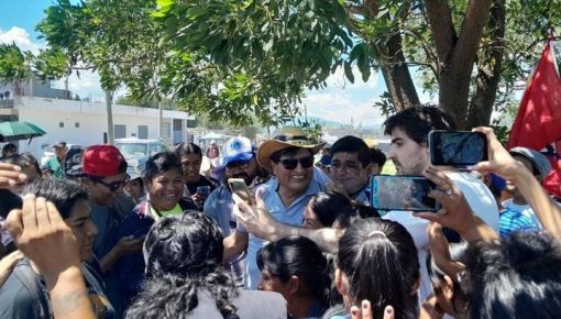 Evo Morales visitó Jujuy y recorrió distintas ferias populares