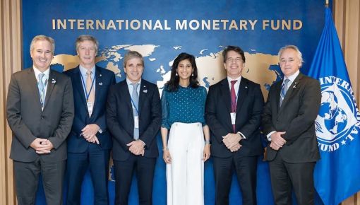 Caputo se reunió con funcionarios del FMI y del Tesoro de EEUU