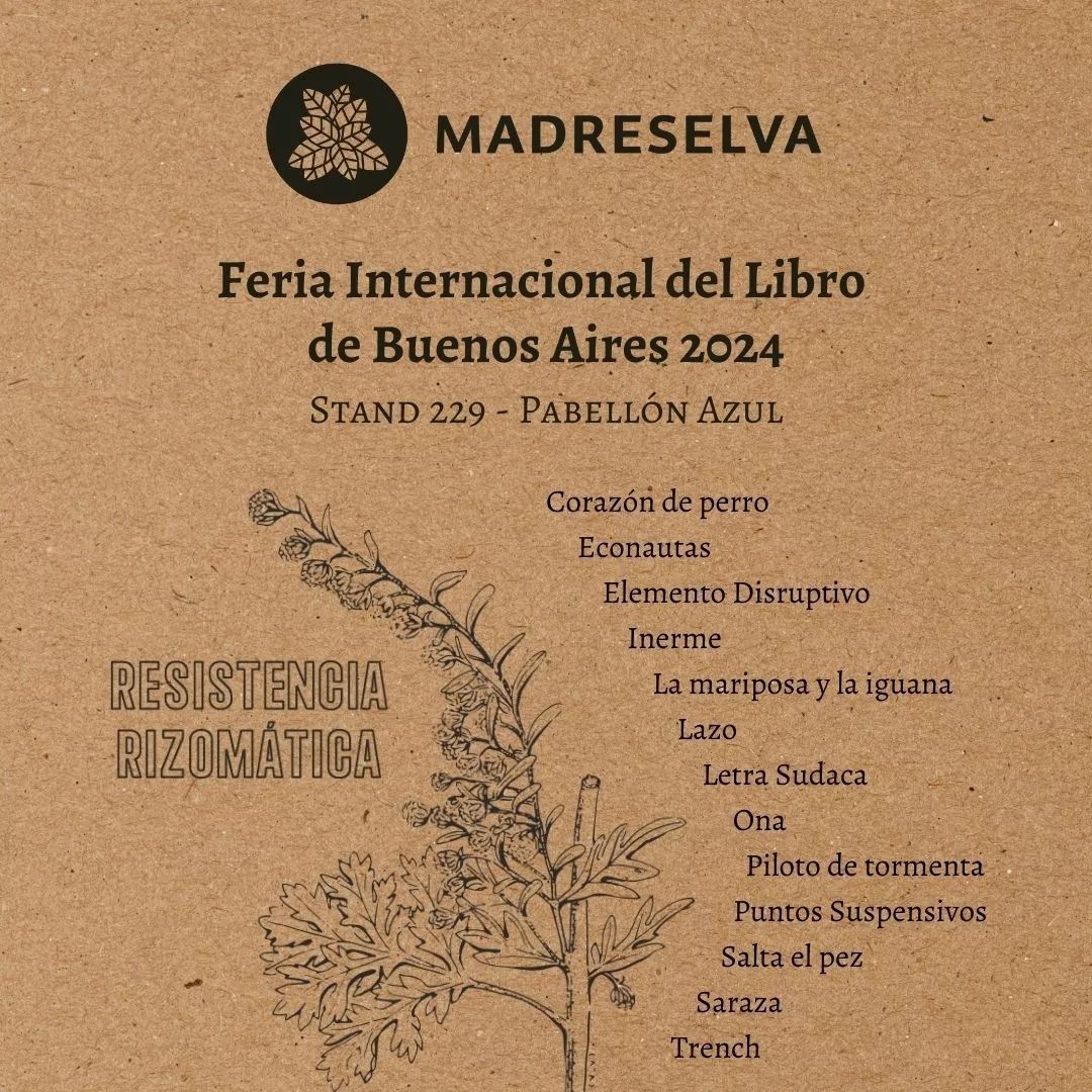 El stand también funciona como librería para otras 13 editoriales.