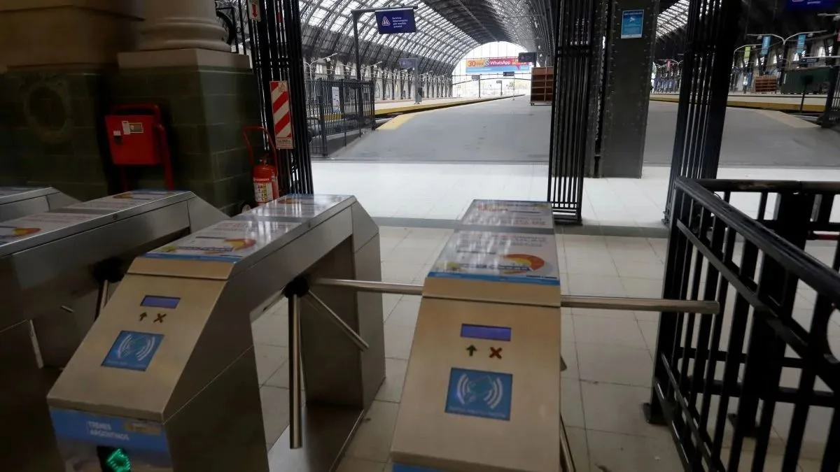 Los trenes en paro este jueves