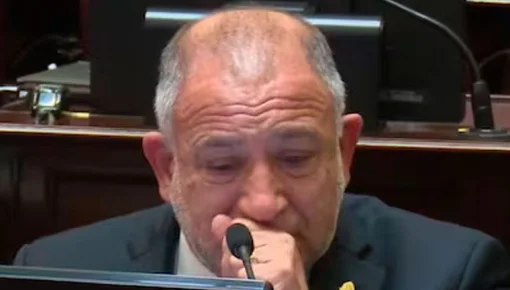 Luis Juez rompió en llanto: 