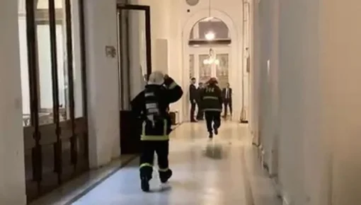 Susto en la Casa Rosada por un principio de incendio