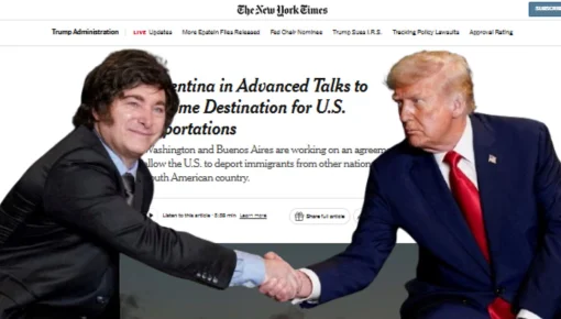 Inconcebible: Trump negocia con Milei para que Argentina reciba deportados de terceros países
