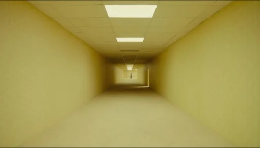 Backrooms: una pesadilla en loop, saturada, ominosa