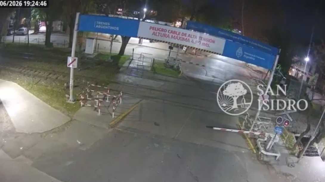 Un nuevo video revela el choque en el paso a nivel donde murió Ernestina Pais