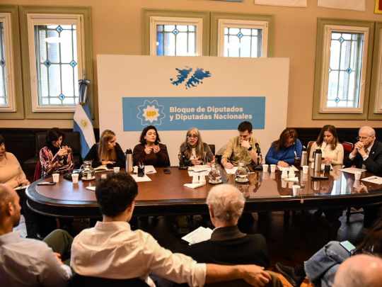 Diputados de UxP recibieron a trabajadores del Conicet y de la CNEA